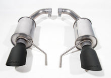 Load image into Gallery viewer, Roush 2015 Mustang V6 / EcoBoost Black Tip Axle Back Exhaust | 421837-BLK