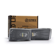 Load image into Gallery viewer, AlphaRex 07-13 Chevrolet Silverado/04-17 Tahoe DoubleTap Dual Color LED Proj Fog Lights - Wt/Ambr AlphaRex