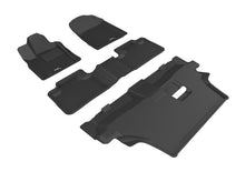 Load image into Gallery viewer, 3D MAXpider 2012-2020 Dodge Durango Kagu 1st & 2nd & 3rd Row Floormats - Black | L1DG02501509