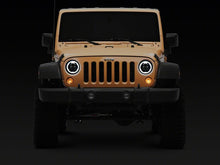 Load image into Gallery viewer, Raxiom 07-18 Jeep Wrangler Axial Series 7-Inch LED Headlights w DRL/ Black Housing - Clear Lens | J178741