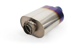 Load image into Gallery viewer, GReddy Universal 3.0in RS-Ti Oval Titanium Muffler | 11003530