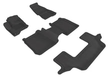 Load image into Gallery viewer, 3D MAXpider 2009-2019 Ford Flex Kagu 1st & 2nd & 3rd Row Floormats - Black | L1FR02101509