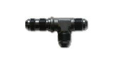 Load image into Gallery viewer, Vibrant -3AN Bulkhead Adapter Tee on Run Fittings - Anodized Black Only Fittings Vibrant