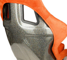Load image into Gallery viewer, NRG FRP Bucket Seat ULTRA Edition W/ Grey Pearlized Back / Orange Microfiber Material - Large | FRP-302OR-ULTRA