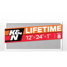 Load image into Gallery viewer, K&N HVAC Filter 12 X 24 X 1 Merv 8