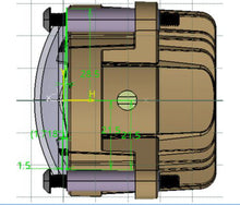 Load image into Gallery viewer, Oracle 60mm 15W Fog Beam LED Emitter ORACLE Lighting