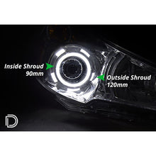 Load image into Gallery viewer, Diode Dynamics Halo Lights LED 90mm/120mm - Red Four