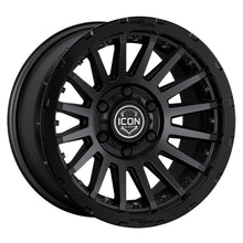 Load image into Gallery viewer, ICON Alloys Recon Pro Satin Black - 18 X 9 - 8 X 6.5- 12MM 5.5in BS | 23618908055SB