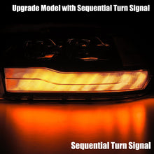 Load image into Gallery viewer, AlphaRex 880539 LED Projector Headlights in Black Headlights AlphaRex