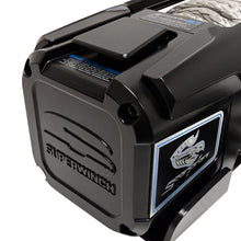 Load image into Gallery viewer, Superwinch 10000 LBS 12V DC 3/8in x 54ft Synthetic Rope Scorpion 10000SR Winch - Black Powdercoat