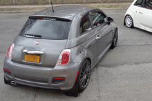 Load image into Gallery viewer, Rally Armor 12-18 Fiat 500 Black UR Mud Flap w/Grey Logo Mud Flaps Rally Armor