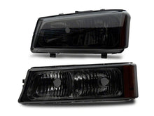 Load image into Gallery viewer, Raxiom 03-06 Chevrolet Silverado 1500 Axial OEM Style Rep Headlights- Chrome Housing- Smoked Lens Headlights Raxiom