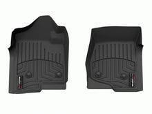 Load image into Gallery viewer, WeatherTech 08-14 Chevrolet Silverado 2500/3500 Crew/Extended Cab Vinyl Front FloorLiner - Black