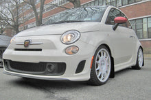 Load image into Gallery viewer, Rally Armor 12-18 Fiat 500 Black UR Mud Flap w/Red Logo Mud Flaps Rally Armor