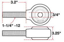 Load image into Gallery viewer, SPC Performance XAXIS Rod End Ball Joint Ball Joints SPC Performance