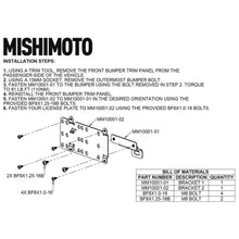 Load image into Gallery viewer, Mishimoto 2021+ Ford Bronco Plastic Bumper License Plate Relocation License Plate Relocation Mishimoto