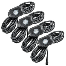 Load image into Gallery viewer, Oracle Bluetooth + RF Underbody Rock Light Kit - 4 PCS - ColorSHIFT ORACLE Lighting