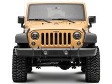 Load image into Gallery viewer, Raxiom 07-18 Jeep Wrangler JK Axial 7-In LED Headlights w/ DRL Turn Signals- Blk Housing (Clear) Headlights Raxiom