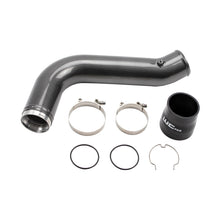 Load image into Gallery viewer, Wehrli 17-19 Chevrolet 6.6L L5P Duramax Passenger Side 3.5in Intercooler Pipe - Brizzle Blue Intercooler Pipe Kits Wehrli