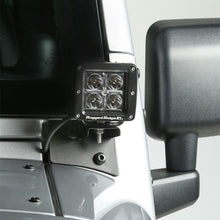 Load image into Gallery viewer, Rugged Ridge 07-18 Jeep Wrangler JK Textured Black Windshield Aux. Light Mounting Brackets Rugged Ridge