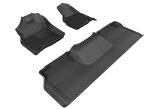 Load image into Gallery viewer, 3D MAXpider 2012-2018 Dodge Ram 2500/3500 Mega Cab Kagu 1st & 2nd Row Floormats - Black | L1DG02101509