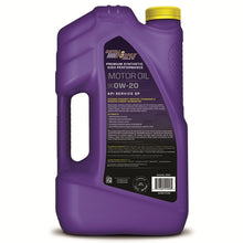 Load image into Gallery viewer, Royal Purple Premium Synthetic High Performance Multi-Grade 0W-20 Motor Oil - 5 Quart Royal Purple