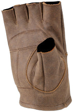 Load image into Gallery viewer, Kuryakyn Leather By River Road Buster Vintage Shorty Gloves Black - XL Gloves Kuryakyn