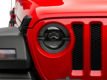 Load image into Gallery viewer, Raxiom 18-23 Jeep Wrangler JL Axial Series 9-In LED Angel Eye Headlights- Blk Housing (Clear Lens) Headlights Raxiom