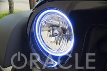 Load image into Gallery viewer, Oracle 7" Round Surface Mount LED Headlight Halo Kit - Green