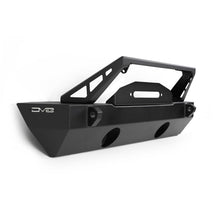 Load image into Gallery viewer, DV8 Offroad 07-23 Jeep Wrangler/Gladiator JT/JK/JL FS-25 Stubby Front Bumper w/Plated Bull Bar Bumpers - Steel DV8 Offroad