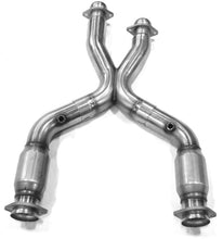 Load image into Gallery viewer, Kooks 99-04 Ford Mustang GT / Cobra 3in In x 2 1/2in OEM Out Cat SS X Pipe Kooks HDR Req Kooks Headers