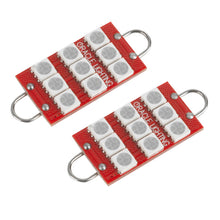 Load image into Gallery viewer, Oracle 44MM 6 LED 3 Chip - Loop Festoon Bulbs (Pair) - Red SEE WARRANTY Bulbs ORACLE Lighting