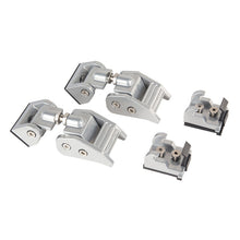 Load image into Gallery viewer, Rugged Ridge 202018-20 Jeep Wrangler JL / 2020 Jeep Gladiator Silver Hood Catch Kit Rugged Ridge