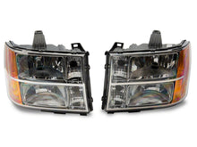 Load image into Gallery viewer, Raxiom 07-14 GMC Sierra 1500/2500 HD/3500 HD Axial OEM Rep Headlights- Chrome Housing (Clear Lens) Headlights Raxiom
