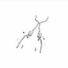 Load image into Gallery viewer, MagnaFlow Exhaust Products Exhaust System Kit MagnaFlow Exhaust Products Magnaflow Street Series Stainless Crossmember-Back System 15816