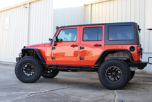 Load image into Gallery viewer, Fishbone Offroad 07-18 Jeep JK 4 Door Wrangler JK Steel Rock Sliders - Blk Textured Powdercoat Fishbone Offroad