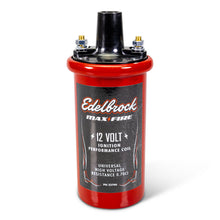 Load image into Gallery viewer, Edelbrock Ignition Coil - Electric Oil Filled - .70 PR Red w/ Black Top Edelbrock