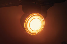 Load image into Gallery viewer, Kuryakyn Tracer L.E.D. Front Turn Signal Insert, White/Amber Light, Smoke Lens 1157 Kuryakyn