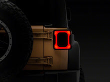 Load image into Gallery viewer, Raxiom 07-18 Jeep Wrangler JK Axial Series Carver LED Tail Lights- Blk Housing (Smoked Lens) Tail Lights Raxiom