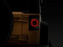 Load image into Gallery viewer, Raxiom 07-18 Jeep Wrangler JK Axial Series Halo LED Tail Lights- Blk Housing (Clear Lens) Tail Lights Raxiom