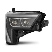 Load image into Gallery viewer, AlphaRex 22-23 Toyota Tundra LUXX-Series Headlights Black w/Amber DRL - Req 810029 OR 810030 AlphaRex