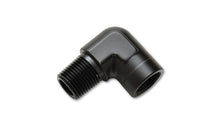 Load image into Gallery viewer, Vibrant 3/8in NPT Female to Male 90 Degree Pipe Adapter Fitting Fittings Vibrant