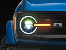 Load image into Gallery viewer, Raxiom 21-26 Ford Bronco LED Halo Headlights with White Backlight- Black Housing- Clear Lens | FB48240