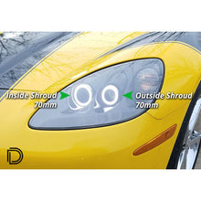 Load image into Gallery viewer, Diode Dynamics Halo Lights LED 70mm - Red Four