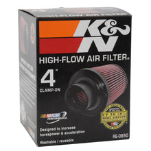 Load image into Gallery viewer, K&N Universal Air Filter (4in. Flange / 6in. Base OD / 4-5/8in. Top OD / 6in. Height)