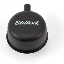 Load image into Gallery viewer, Edelbrock Round Cap w/ Nipple Black Valve Covers Edelbrock