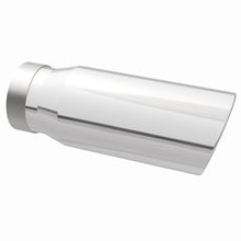 Load image into Gallery viewer, MagnaFlow Exhaust Products Exhaust Tail Pipe Tip MagnaFlow Exhaust Products Magnaflow Single Exhaust Tip - 4in. Inlet/5in. Outlet 35214