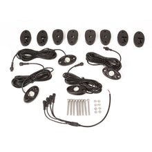 Load image into Gallery viewer, Rugged Ridge 07-18 Jeep Wrangler JK White 4-Piece LED Rock Light Kit Rugged Ridge