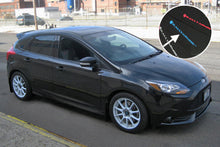 Load image into Gallery viewer, Rally Armor 12-19 Ford Focus ST / 16-19 RS Black Mud Flap w/Grey Logo Mud Flaps Rally Armor