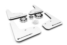 Load image into Gallery viewer, Rally Armor 20-24 Tesla Model Y White UR Mud Flap w/Black Logo Mud Flaps Rally Armor